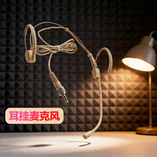 头戴式麦克风话筒直播会议教学耳麦舞台表演耳挂式话筒电容式K-62