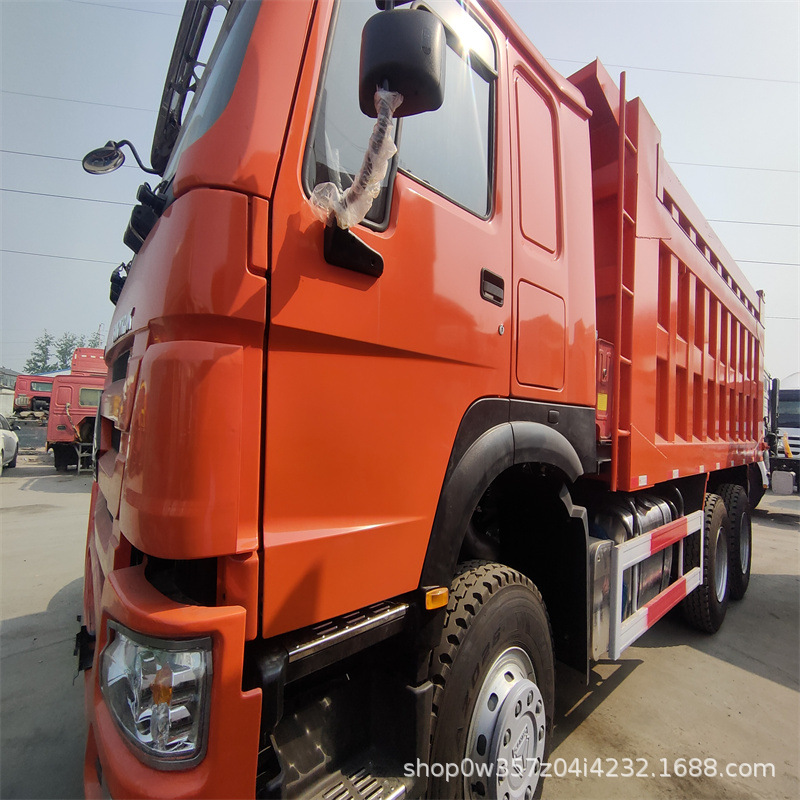 倾斜后翻翻斗车二手后翻自卸车渣土工程车前四后八渣土车出售出口