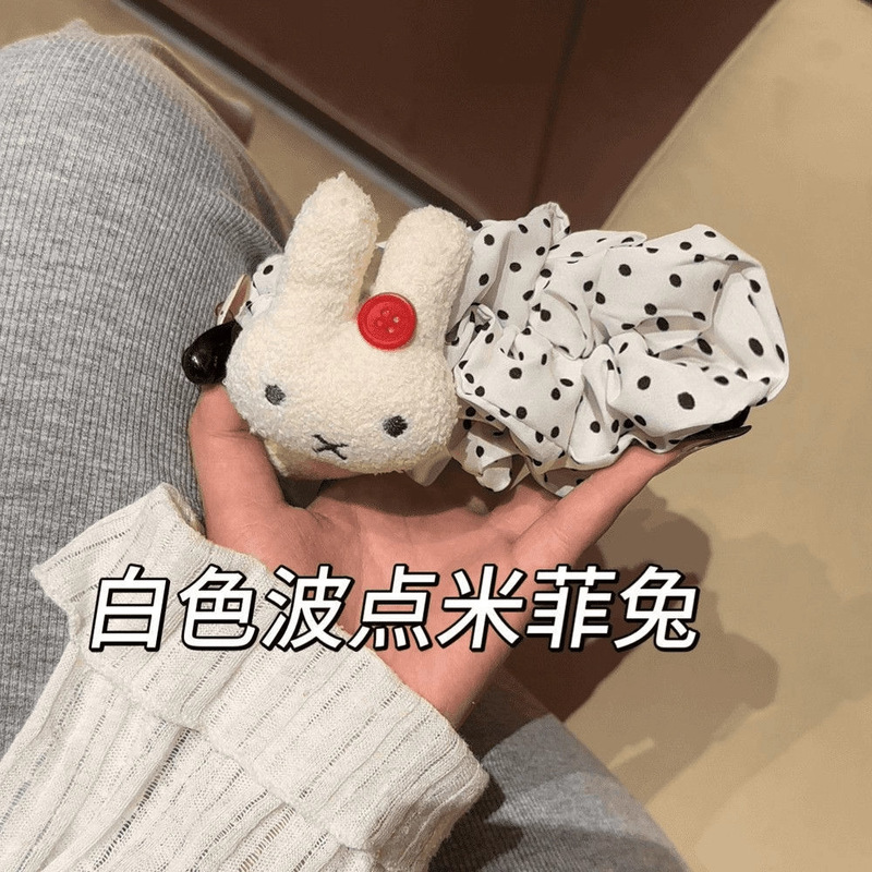 日系可爱波点米菲兔香蕉夹套装少女心扎马尾夹丸子夹2025新款头饰|undefined
