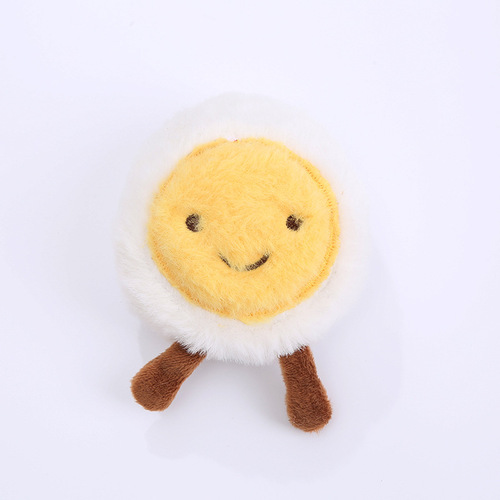 Cat Toys Cute Breakfast Plush Toys Cat Dog Optional Durable Chewable Grinding Pet Toys Amazon Wholesale