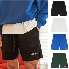 Shorts, American men's quarter basketball pants, running mesh training pants, moisture-wicking, sweat-wicking, quick-drying, fitness trendy shorts