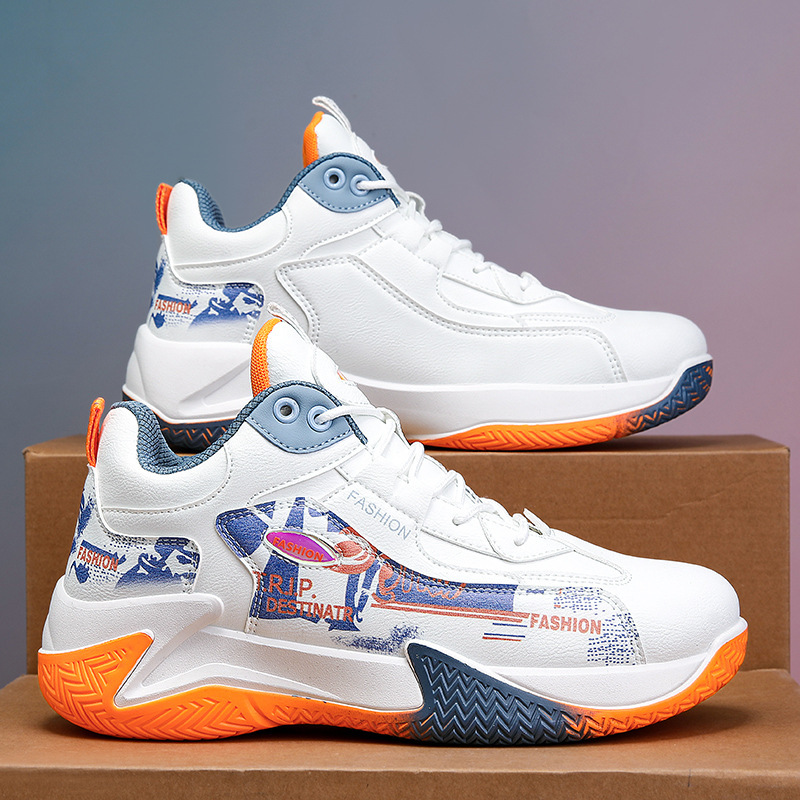 Basketball Trendy Shoes for Men, Spring High-Top Non-Slip Youth Sports Running Shoes for Middle School Students, Casual Men's Shoes, 2026 Hot Model Basketball Trendy Shoes for Men, Spring High-Top Non-Slip Youth Sports Running Shoes for Middle School Students, Casual Men's Shoes, 2026 Hot Model