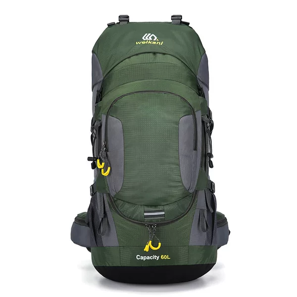 New cross-border outdoor sports product: 60L large-capacity mountaineering backpack, waterproof multi-layer space sports backpack