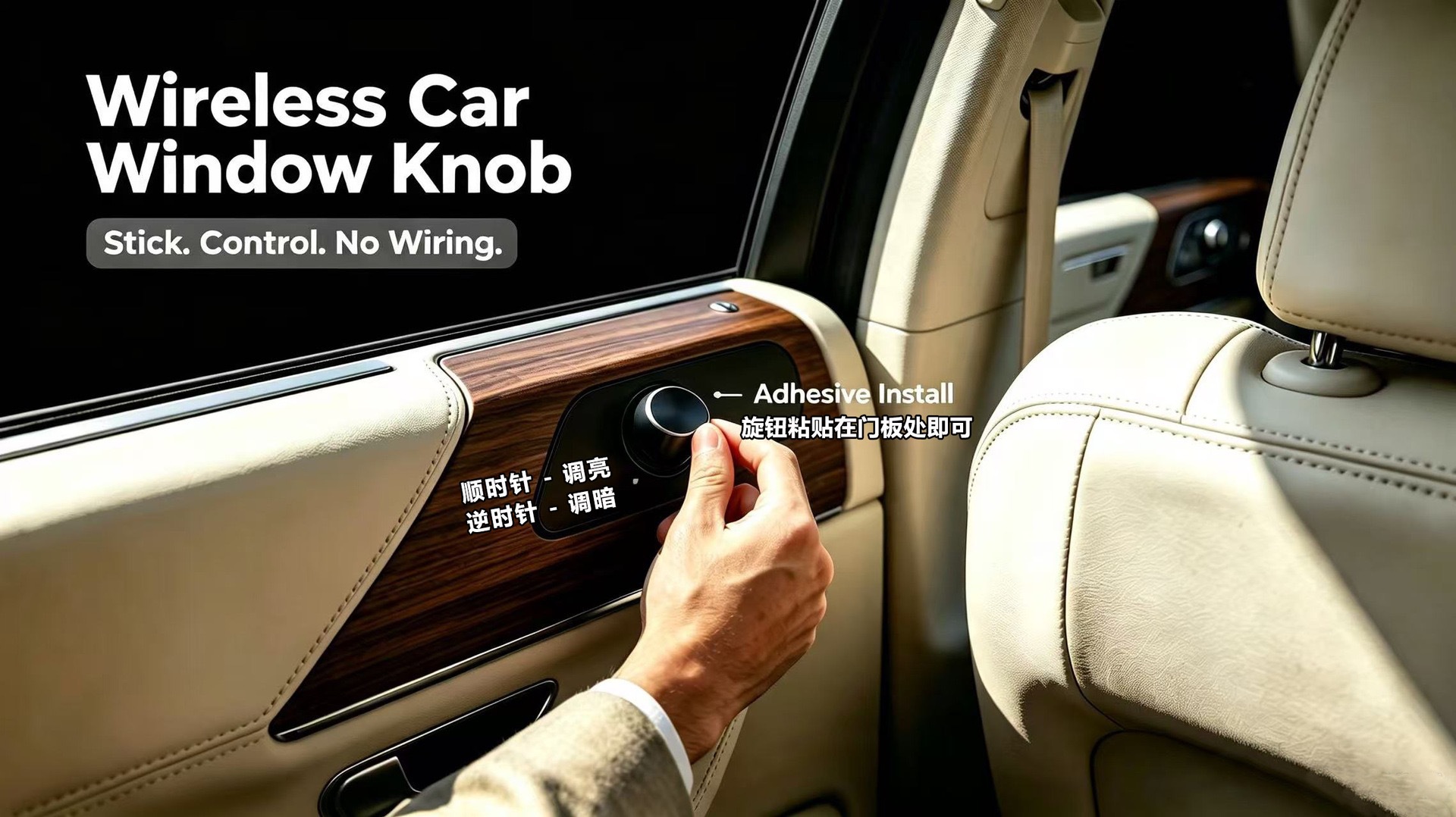 Automotive DLC dye liquid crystal film, knob-controlled smart dimming film, 12V electronically controlled car window glass film, heat insulation film, color-changing film