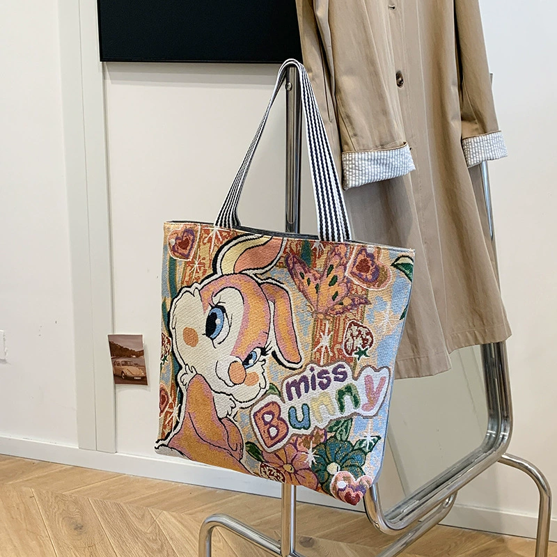 Fashionable handheld extra large shopping bag