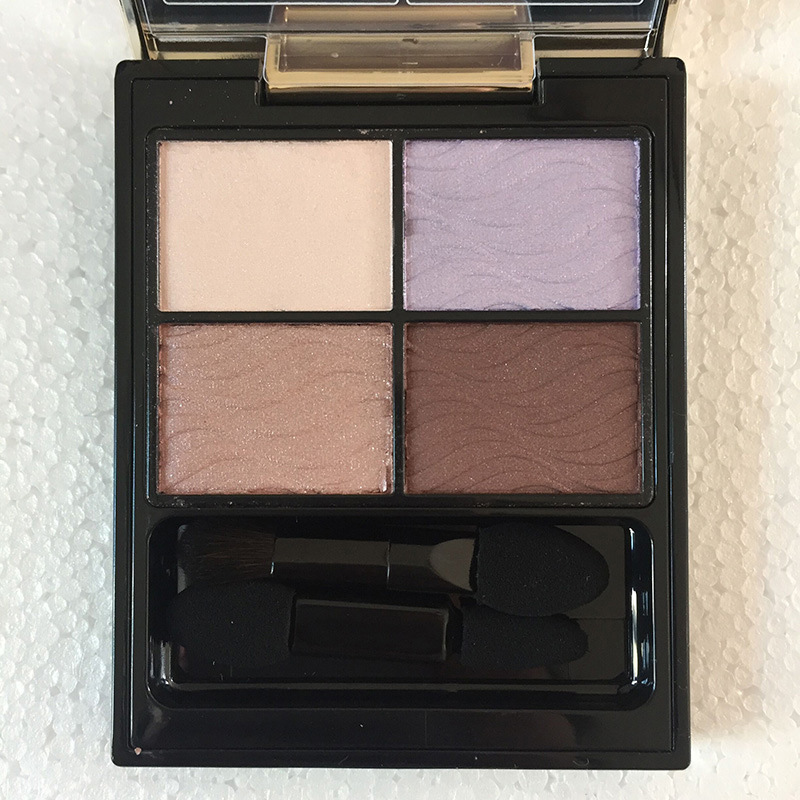 翠黛蕴彩四色眼影盘 高光防汗不易托色大地色带眼影刷加工定制oem