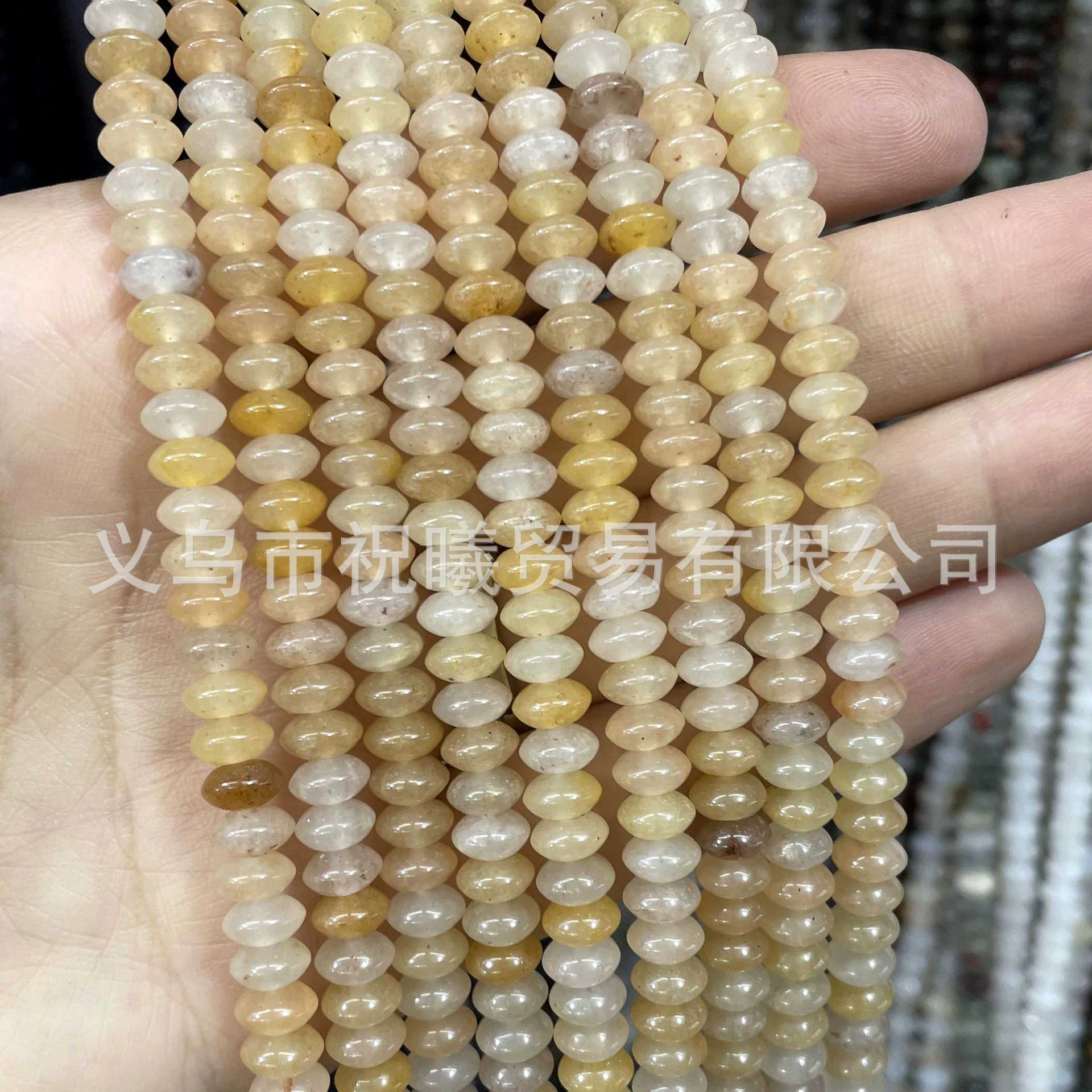 Natural ore jade, beads, accessories, bead bracelet, 3×6mm, geolocation function, wholesale