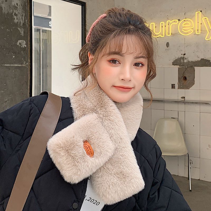 韓国版の毛の襟は首を囲んで冬の新型の保温のマフラーの女性の首をかばってかわいいです。|undefined