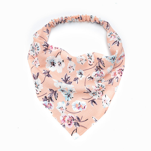 Headband, broken floral triangle headscarf, round headband, versatile large intestine elastic band, hair rope, wholesale cross-border headband for women