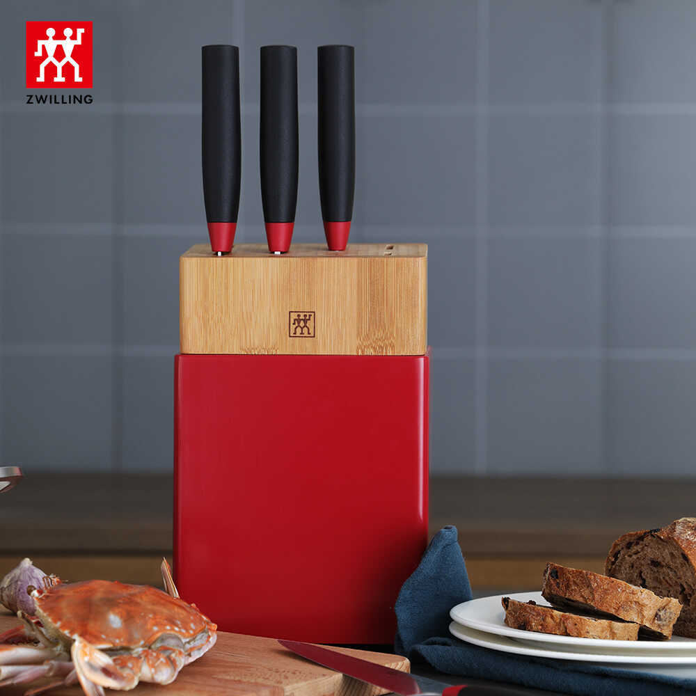 독일 Zwilling Nows 가정용 칼 6종 세트, 중간 칼, 다용도 칼, 과일 칼, 뼈 절단 칼, 주방 칼