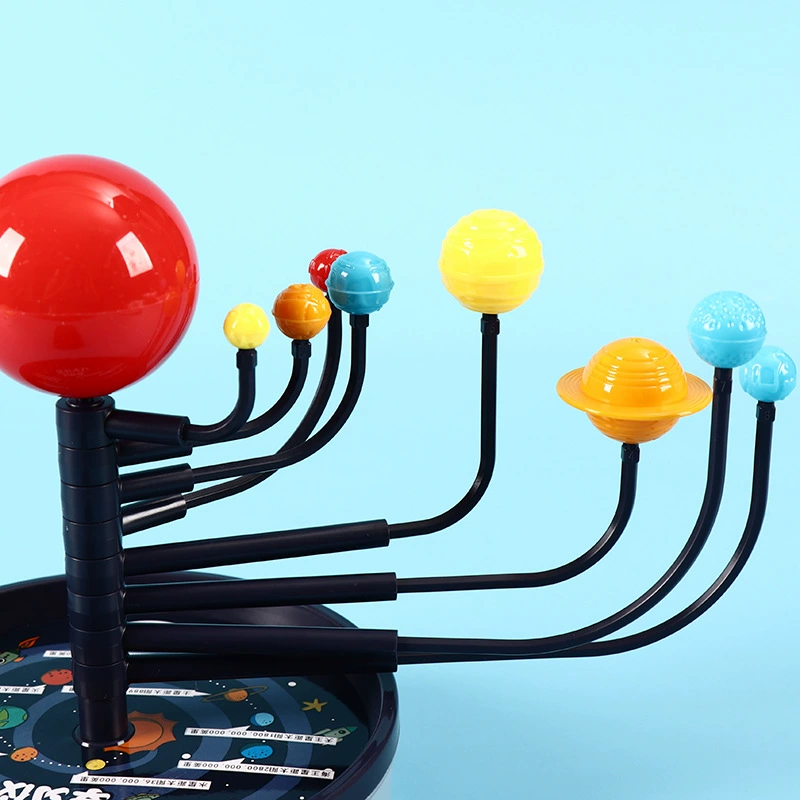 Toy, star projection for experiments, planetary projector solar-powered, handmade, mini experiment, science