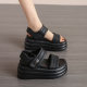 2025 in stock new thick-soled sandals light non-slip comfortable leisure sports Velcro women's shoes a generation of hair