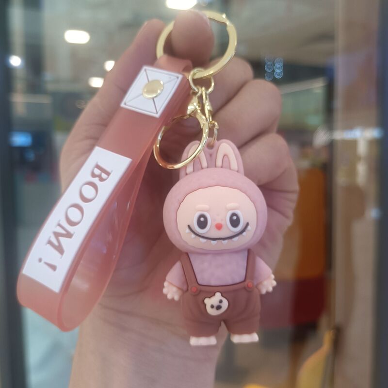 クリエイティブホットスタイルラブブキーホルダー漫画リトルシープペンダントおもちゃベビーグラバーかわいいキーチェーンリング卸売|undefined