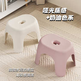 小凳子矮款家用塑料加厚客厅板凳椅子儿童卫生间洗澡浴室换鞋矮凳