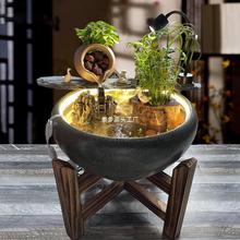 陶瓷鱼缸客厅小型家用桌面古法生态养鱼盆睡莲盆缸观背青鳉乌龟缸