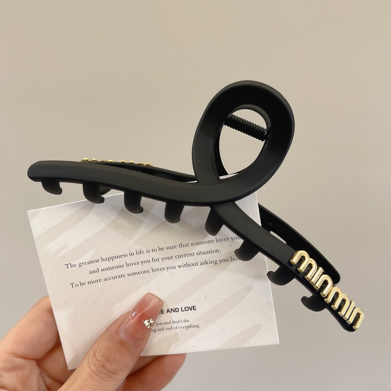 Pinza de Pelo Grande de Alta Gama para Mujer, Pinza de Pelo Acrílica Versátil para Cabello Grueso en la Parte Posterior de la Cabeza, Accesorio para el Cabello con Pinza de Garra.