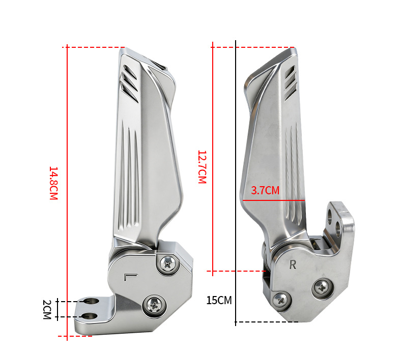 Suitable for Zhanlang Electric Vehicles, the Foot Pedals Are Strong and Thick, the Rear Seat Is Foldable, and the Pedals Are Durable