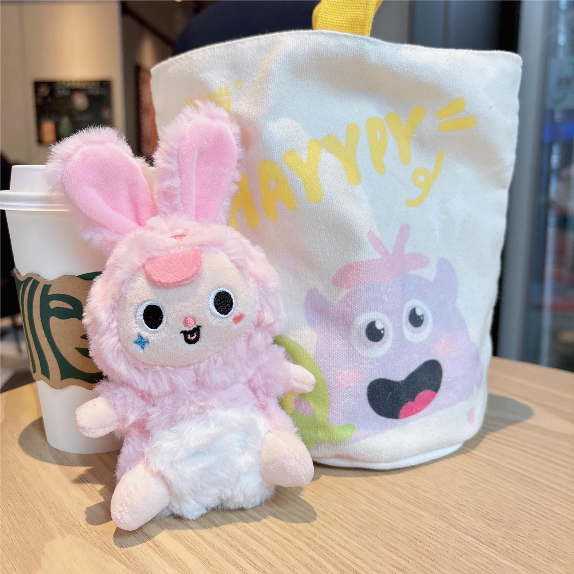 140g Weight Bag Pendant, Keychain Classification 1 Piece Quantity Holiday, Daily Occasion Plush Material Cartoon Character Pattern Unisex Gender Cute Style 1 Piece Cute Cartoon Character Plush Unisex Bag Pendant Keychain 2