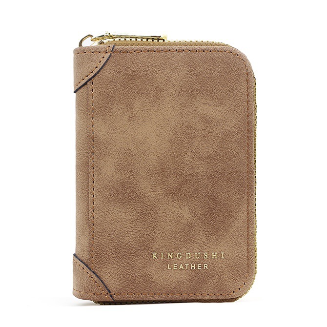 Nuevo tarjetero exquisito PU textura esmerilada bolsa de tarjetero de múltiples tarjetas de gran capacidad bolsa de órgano monedero bolsa de tarjetero al por mayor