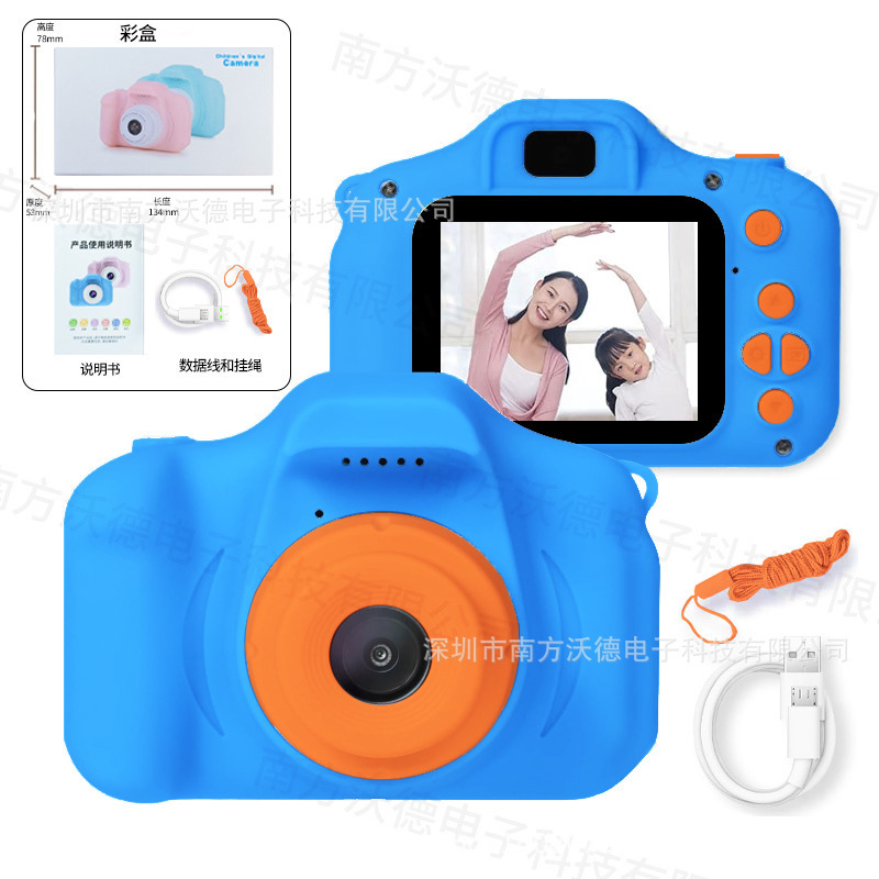 国境を越えた新しいkids camera as子供カメラデジタル漫画ミニ一眼レフスポーツカメラおもちゃ|undefined