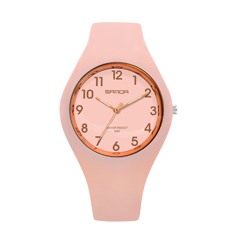 SANDA 6056 solo movimiento reloj electrónico deportes al aire libre reloj de moda retroiluminado puntero reloj de cuarzo