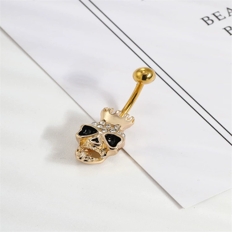 Fashionable belly button piercing, jewelry, 1 pieces, punk style