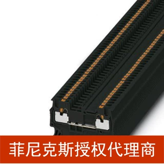 菲尼克斯接线端子1.5平方直插式连接凤凰端子 PT1,5/S BK