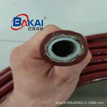 供应耐高压内层铁氟龙钢丝外层硅胶编织管，聚四氟乙烯增强高压管