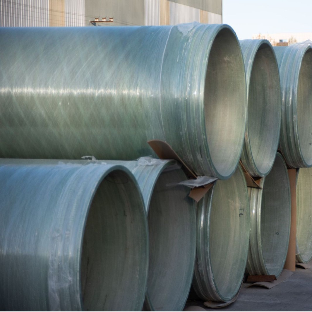 大口径玻璃钢缠绕管道地埋式玻璃钢夹砂管厂家市政排水排污管道