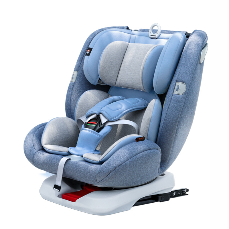 Тонкое солено-синее вращение на 360 градусов + вращение на 360 градусов ISOFIX + стальной интерфейс ISOFIX