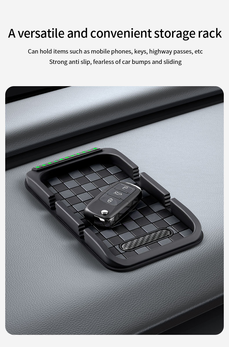 Cross-Border Hot-Selling Car Dashboard Parking Sign, Dashboard Phone Holder, Multi-Functional Anti-Slip Mat