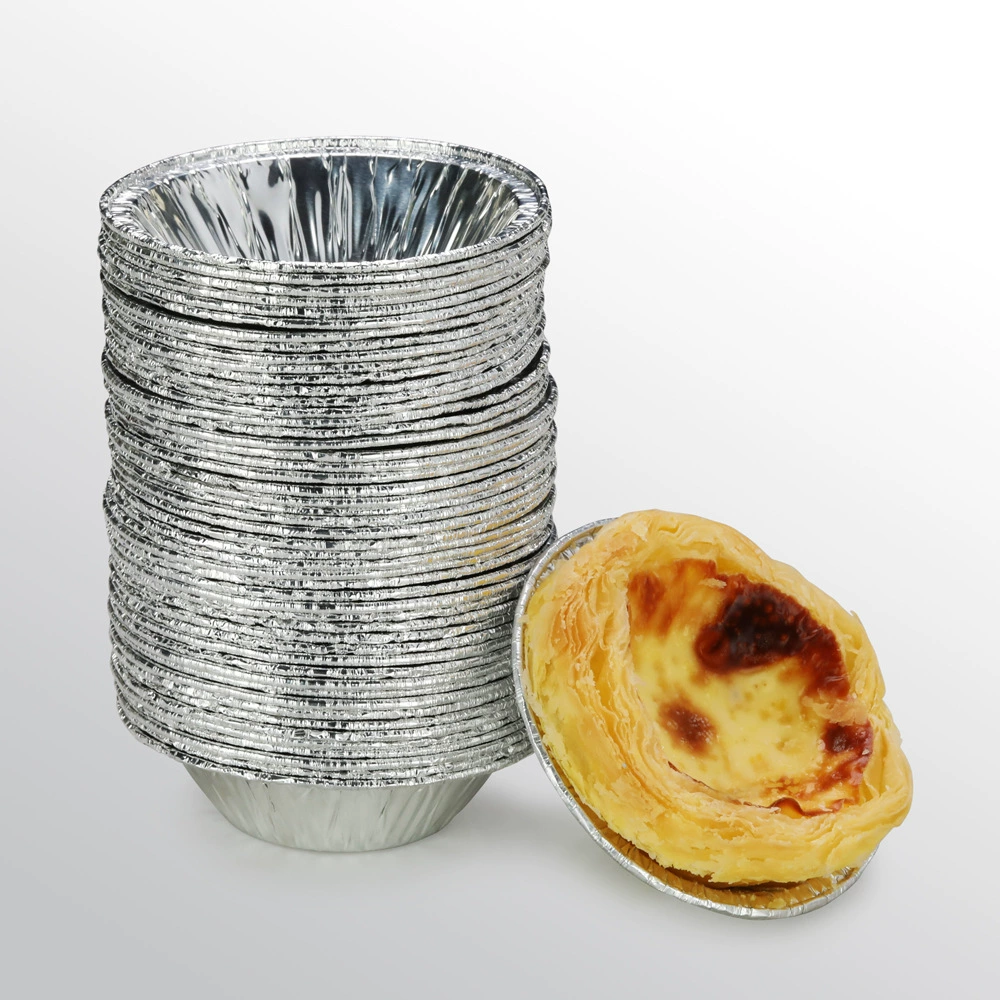 Оловянная бумага Форма для выпечки яиц Одноразовый держатель для оловянной бумаги Маленькие инструменты для выпечки торта Бытовая чашка для яичного пирога