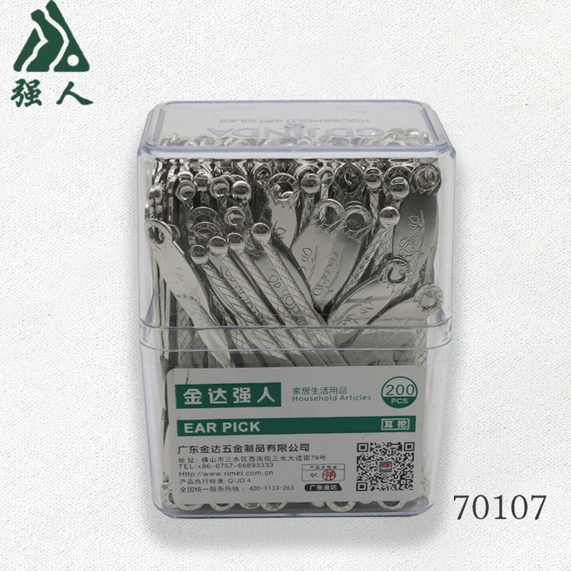 Ушная ложка Jinda Qiang Металлические ушные грабли 70107 Ушные инструменты для выкапывания ушей 200 штук на бутылку