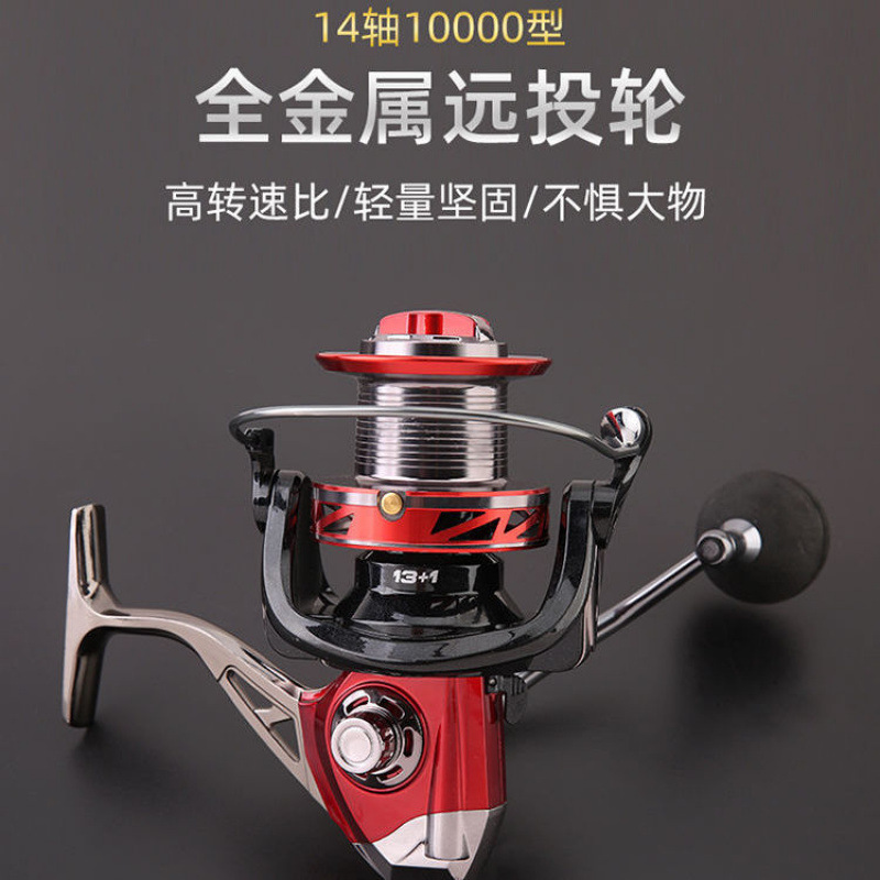 Minglun ウルフキング シーロッドセット スーパーハード ファーフィールドロッド 投げ竿 シーロッド 釣り竿セット 海釣り竿 釣具セット|undefined