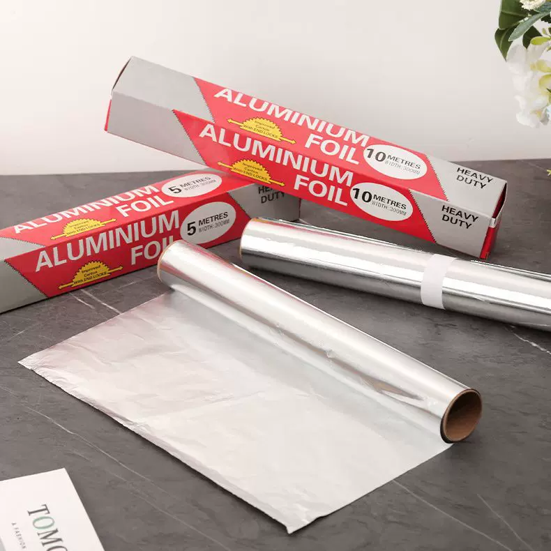 代发厂家现货食品级厨房用具一次性锡纸多规格烘焙用品铝箔纸批发