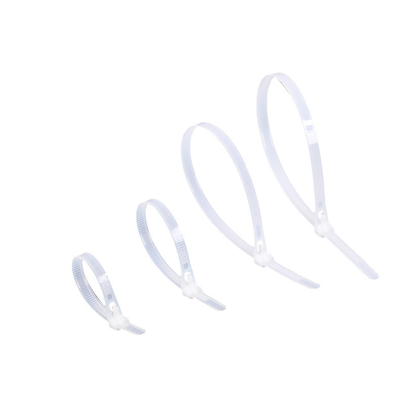 Plástico atadura de cables reutilizables atadura de cables fábrica al por mayor 8*200 Active Buckle nylon atadura de cables