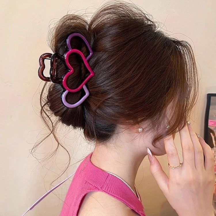 1 # Pink and purple hearts