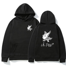 跨境亚马逊新款欧美歌手Lil Peep街头潮流连帽男女款套头卫衣欧码