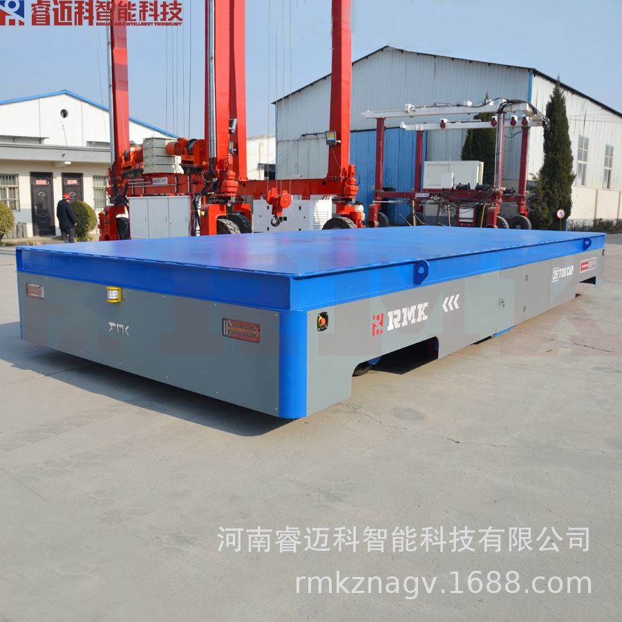 长台面无轨模具转运平车 电动遥控搬运台车 电动液压转弯平板车