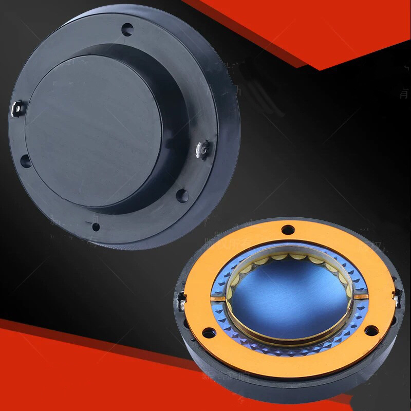 Jbl2416 Tweeter Voice Coil 44.4mm Titanium Film Blue Film with Back Cover 44 Core Pure Aluminum Flat Wire Speaker Repair Accessories