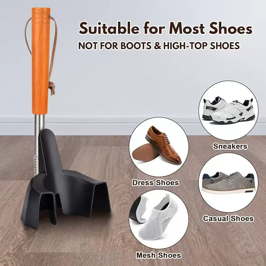 Носить обувь помощник Amazon без наклона обуви Extended Foot Shoe Funnel