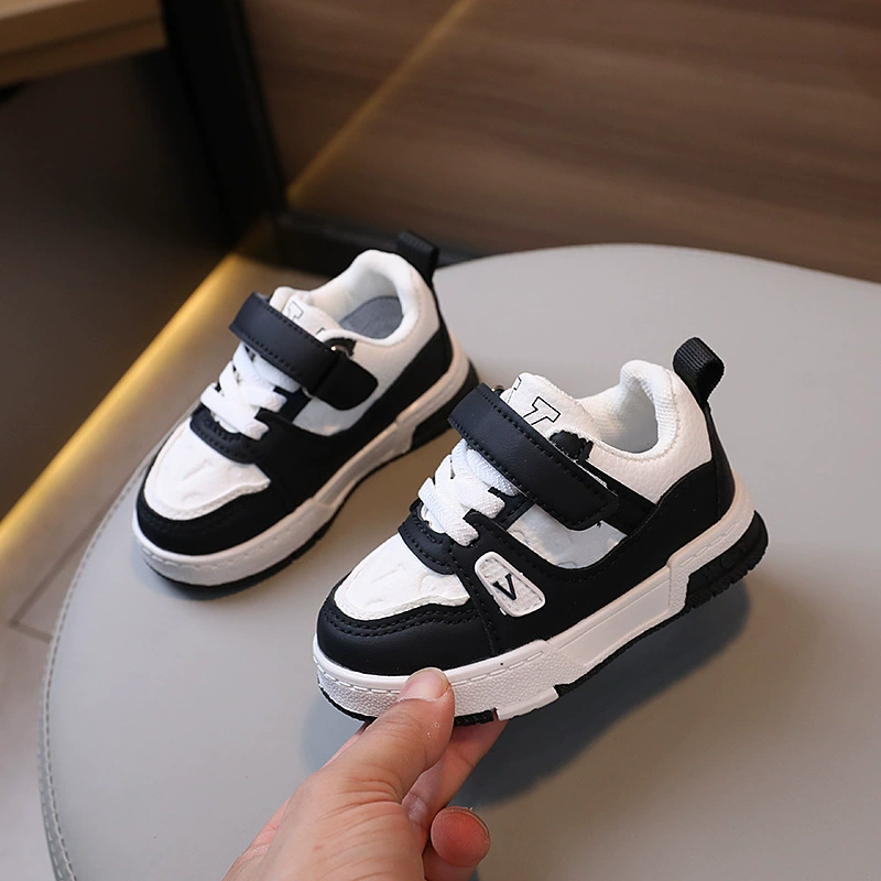 Children's demi-season white shoes, footwear, sneakers for men and women, sports shoes girl's, soft sole, autumn