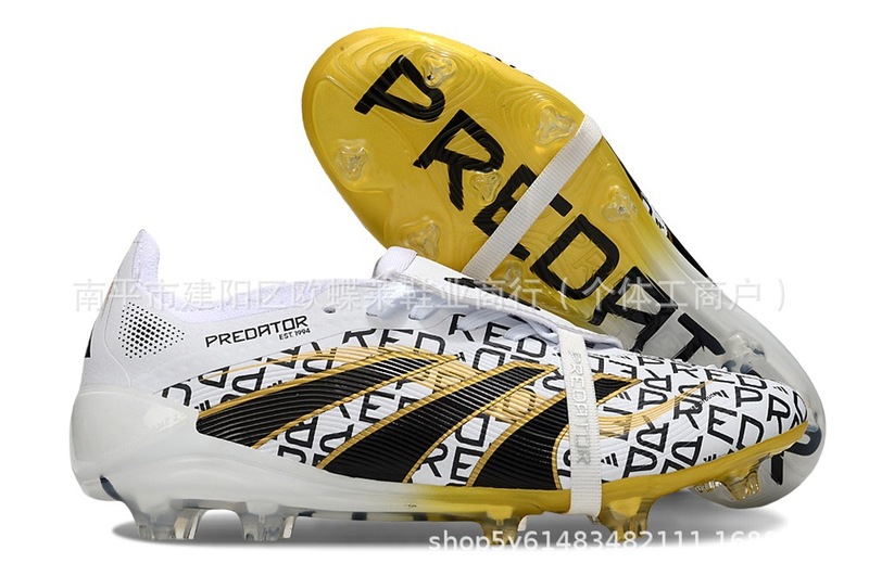 莆田厂家跨境外贸猎鹰25足球鞋FG钉针织有鞋带Predator  Elite|undefined