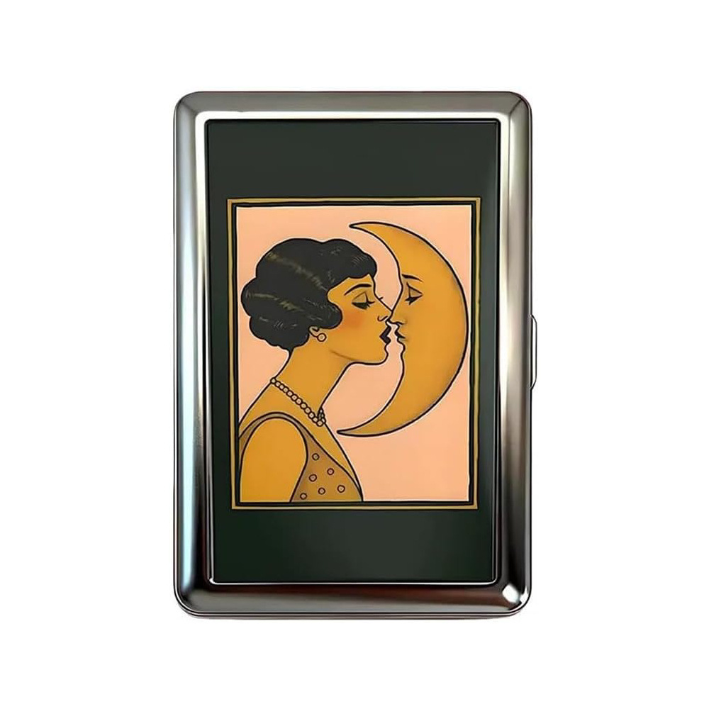 Amazon retro estilo de arte decorativo multifuncional bolsa de tarjetas y caja de almacenamiento de efectivo una prueba de patrón de fabricación