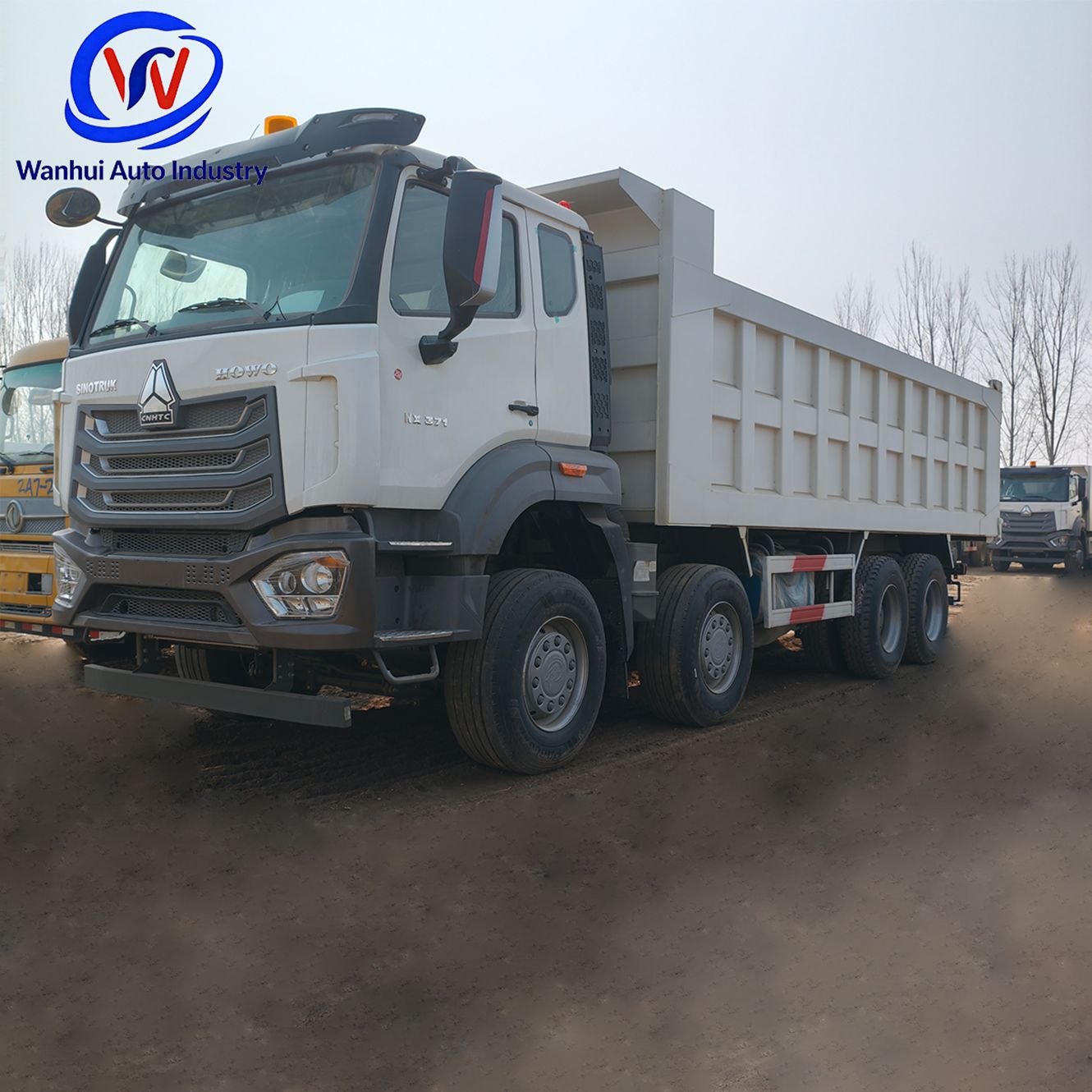 Sinotruk Howo 6×4 front-four-wheel-rear-eight-wheel dump truck for transporting soil, gravel, and sand