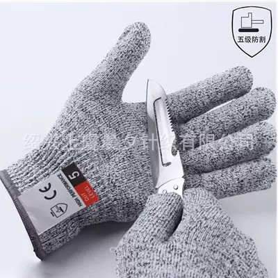现货13针防割手套5级防割手套3级防割手套防护手套钓鱼工业手套