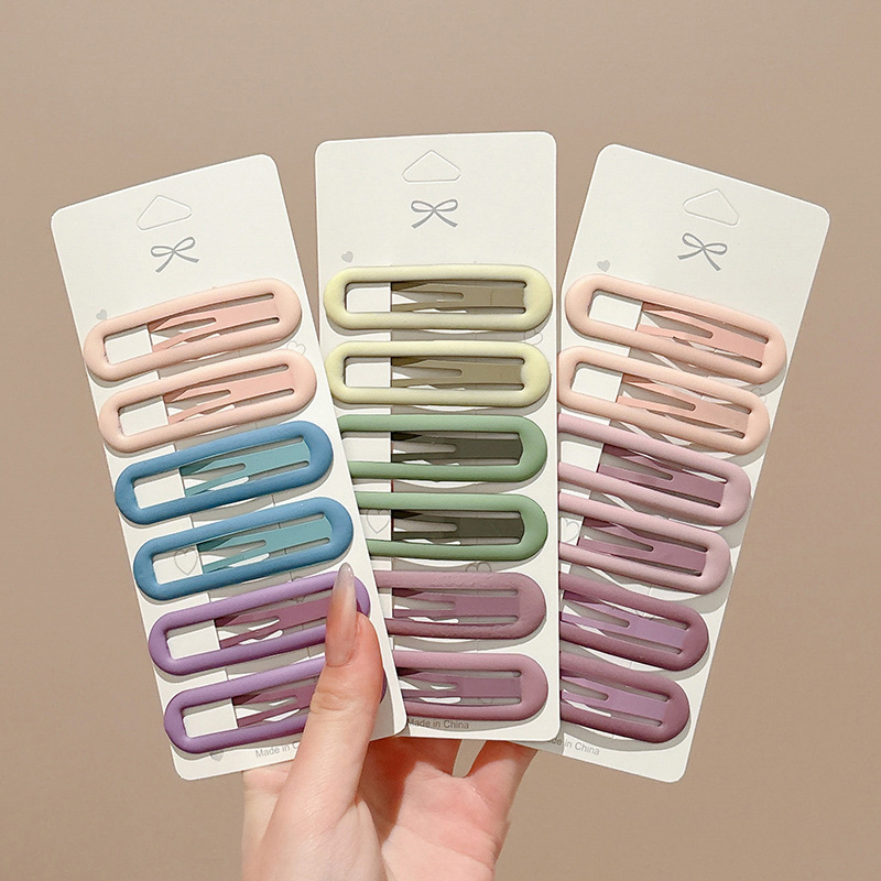 Pin de cabello de dopamina para mujeres lindas pinzas de cabello de peluquería bb pinzas de cabello 2025 nuevo estilo premium pinzas de cabello laterales