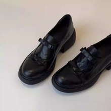 Ӣ���L��ʽ�ձ��ٴ�СƤЬ݆̥��5cm�ָ�Ů�¿�ﶬ�����Y��Ь