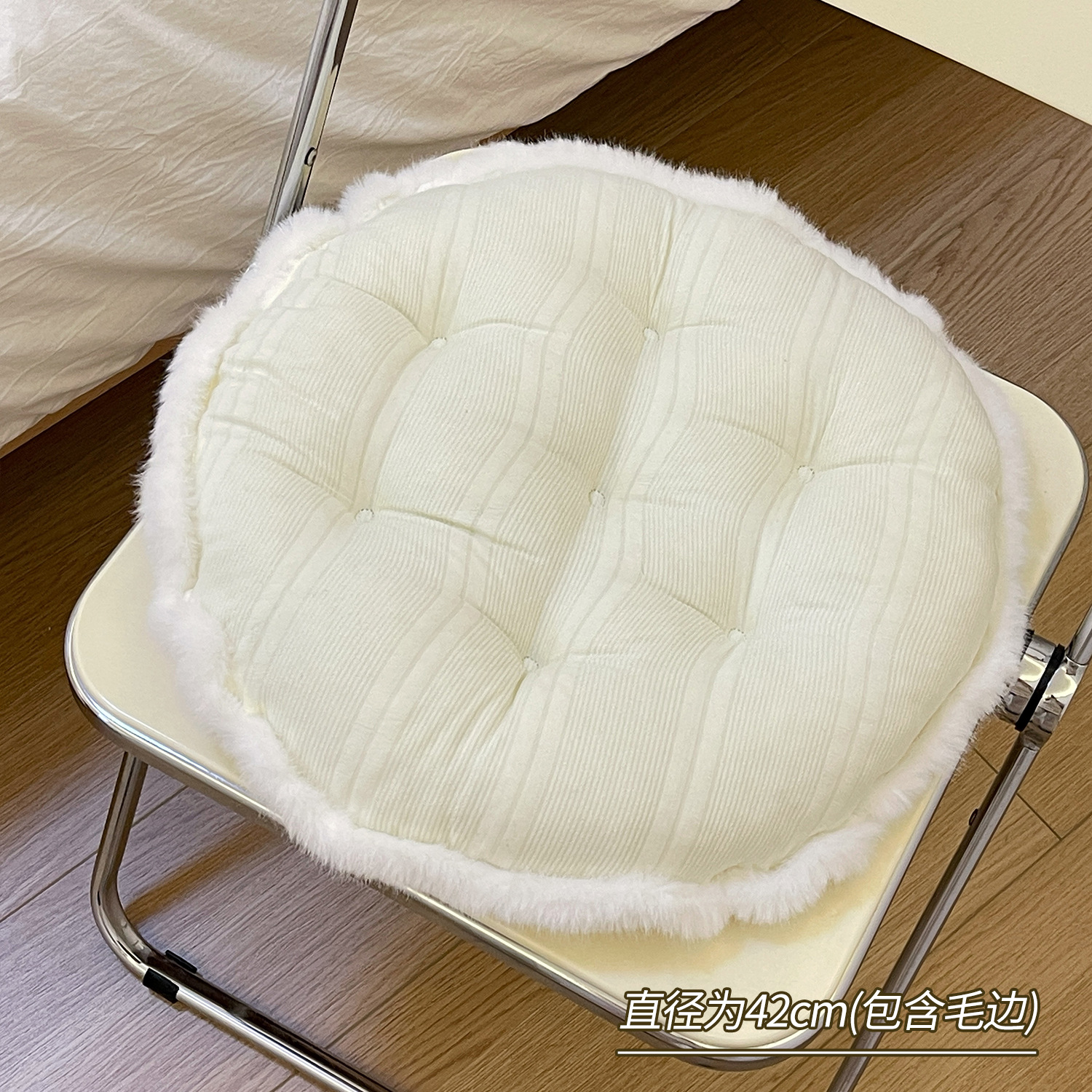 Nuevo cojín grueso cojín redondo cojín de trasero dormitorio de estudiantes oficina cojín de asiento sedentario cojín de asiento de cuatro estaciones de alto valor almohada