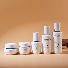 新款海洋系列50-120ml圆底分装乳液瓶30/50g膏霜瓶高端化妆品套装